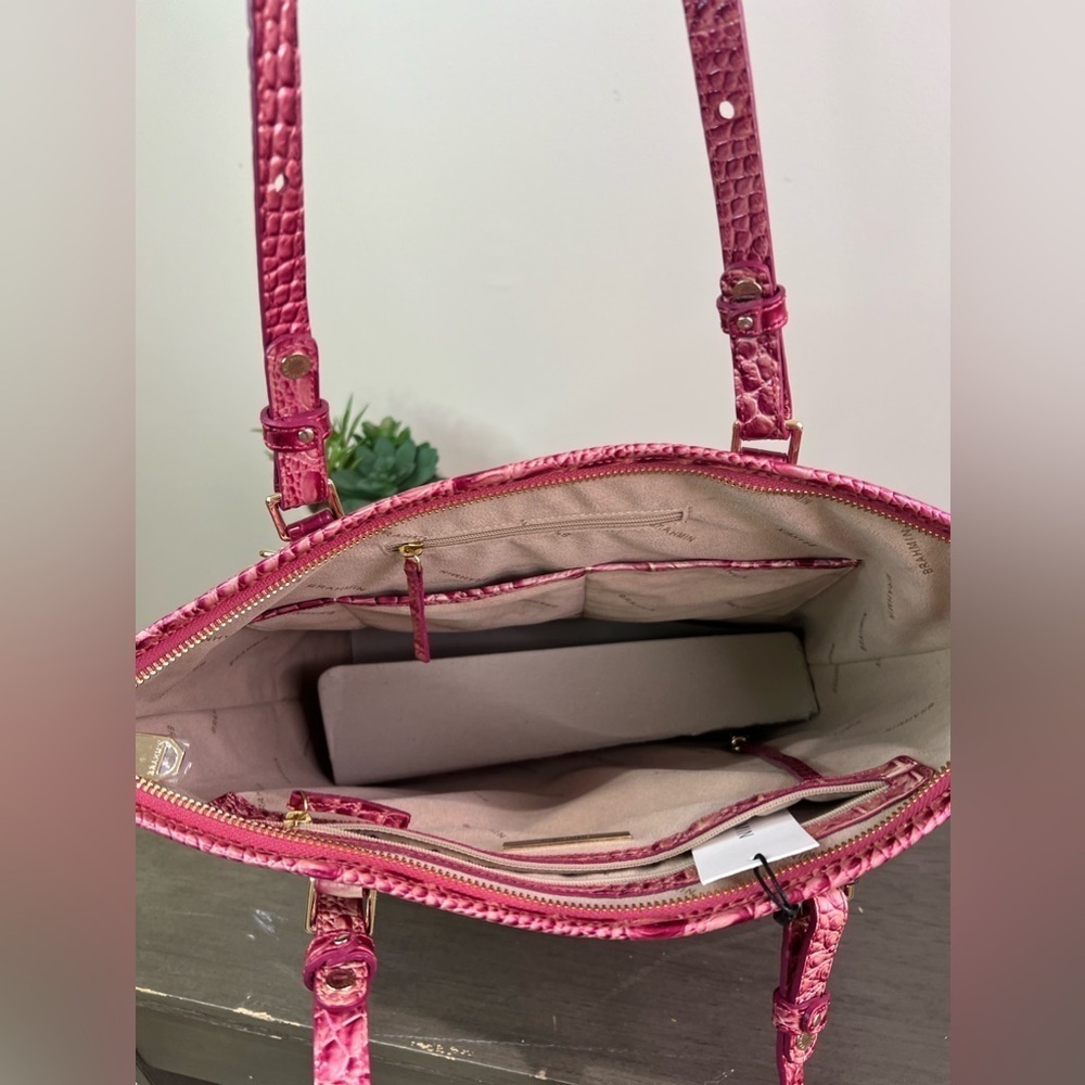 30-Brahmin Asher Magenta Ombré Melbourne Tote NWT - Picture 13 of 13